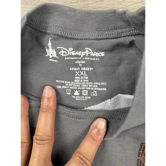Disney Parks Women's WDW Rose Gold Sequin Spirit Jersey Grey Size XXL - Picture 6 of 8